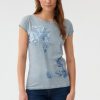 Ona TATUUM T-Shirty | T-Shirt Damski Z Cekinowym Wzorem Amanda 3